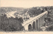 CPA 22 DINAN VUE GENERALE SUR LE VIADUC