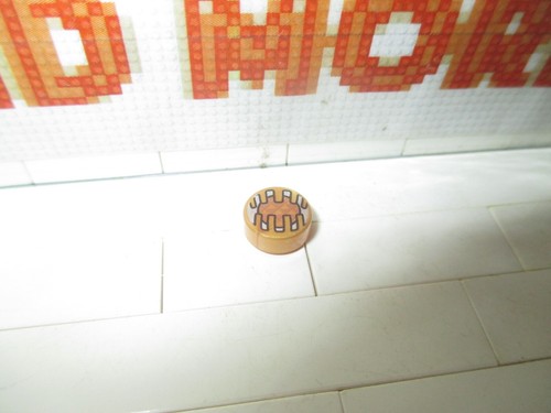 Lego tile round - -,
