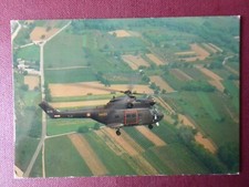 CARTE POSTALE POST CARD ARMEE DE L'AIR HELICOPTERE AEROSPATIALE SA 330 PUMA