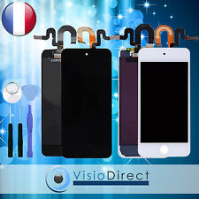 Vitre Tactile + Ecran LCD sur chassis pour iPod touch 5 blanc/noir + outils
