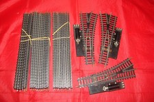 GEGE HO LOT DE 25 RAILS DROITS 3 AIGUILLAGES ELECTRIQUES TRAIN ELECTRIQUE