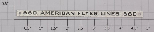 American flyer 660 - american,