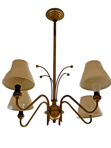 Ancien lustre bronze - ancien,