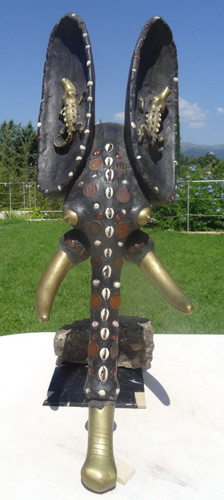 Tête éléphant babanki - ,