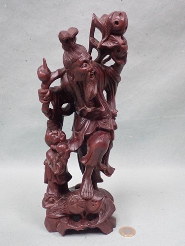 Ancienne statue asiatique - , en