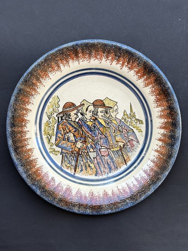 Ancienne assiette signée - ancienne,