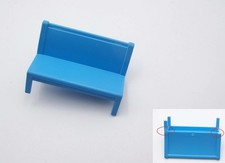 PLAYMOBIL (R2175) MAISON MODERNE - Banquette Bleu Droite Cuisine 5336 (Cassée)