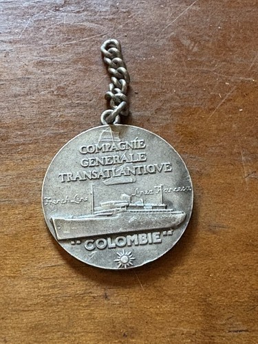 Médaille cie transatlantique - médaille,