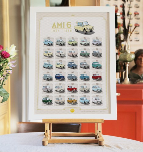 Poster citroën ami - poster,