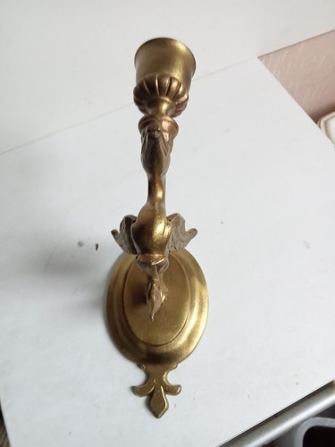 Applique bougeoir bronze - en,