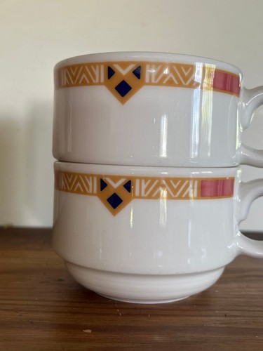 Lot anciennes tasses café - 2,