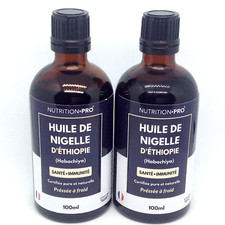 huile de nigelle d'Ethiopie NUTRITION PRO 2 X 100ML