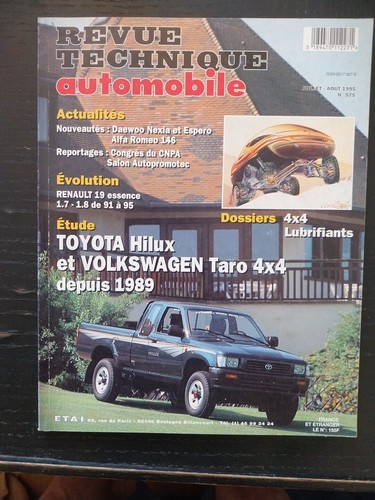 Revue technique toyota hilux - revue,
