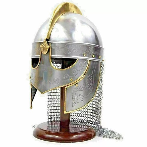 Casque médiéval viking fait