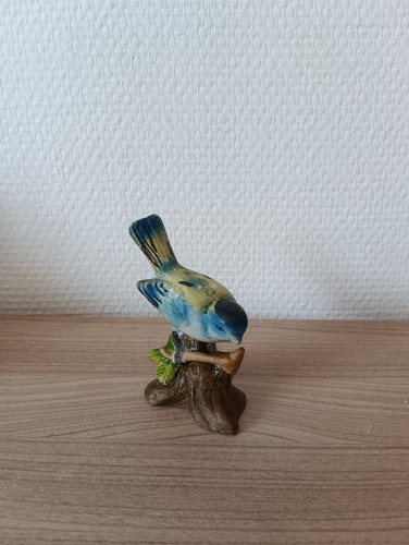Porcelain bird polychrome - porcelain,