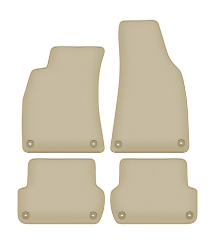 Tapis sol velours beige - velours,