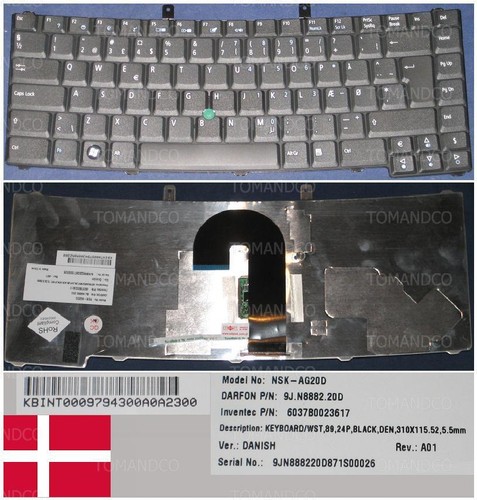 Clavier qwerty danois - clavier,