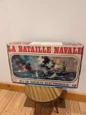 Jouet vintage, jeu ancien LA BATAILLE NAVALE CEJI électronique touché / coulé