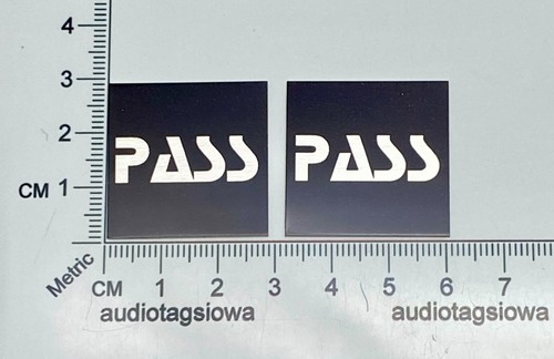 Pass labs equipment badges - pass,