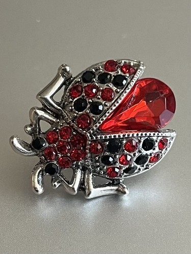 Red rhinestone lucky - rhinestone,