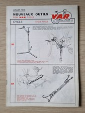 catalogue VAR OUTILLAGE cycles et outillage speciaux MOTOBECANE D 55 de 1976