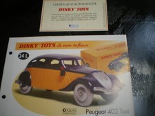 Fiche fascicule + Certificat