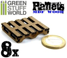 8x PALETTES en bois Pallets