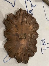 Ancienne Coupelle Vide Poche en cuivre Pontarlier XIXème