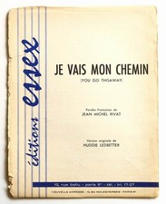 Partition vintage sheet music