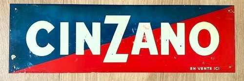 Plaque cinzano vente ici - plaque,