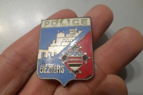 Badge broche police municipale - badge,