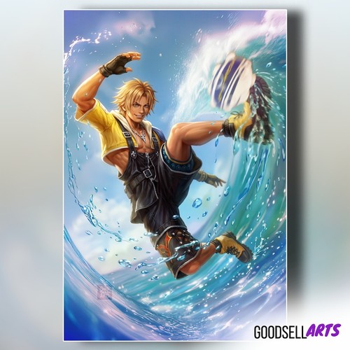 Tidus final fantasy art - tidus, x