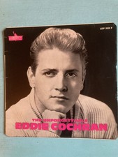 EDDIE COCHRAN "THE UNFORGETTABLE" EP 1964 LIBERTY  label rouge !