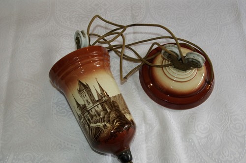 Ancienne lampe suspension - ancienne,