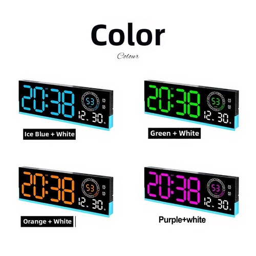 Horloge murale numérique led - numérique,