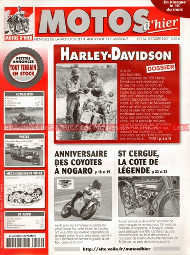 Motos hier 114 dossier - motos,