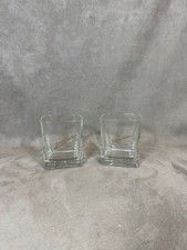Lot de 2 verres à whisky Johnnie Walker vintage en verre Made in France