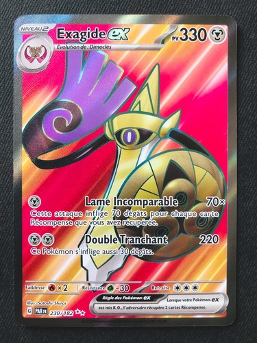 Carte pokémon exagide - carte, ex