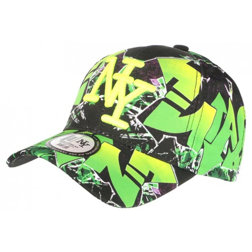 Casquette vert fluo - ny, et