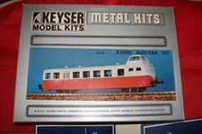 KEYSER KIT HO MAQUETTE AUTORAIL X 5500 TRAIN ELECTRIQUE CL27 BOITE