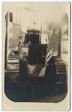  photo carte cpa char de guerre militaire un tank FT17 - 1914-18