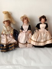 LOT DE 3 POUPÉES PETITCOLLIN 20CM