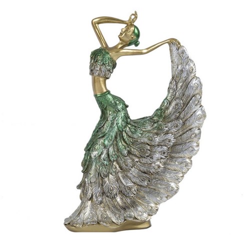 Figurine femme résine - en,