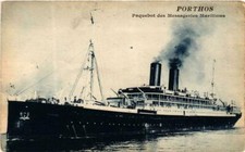 CPA AK Paquebot Porthos SHIPS