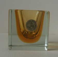 Vintage presse-papier trombones cristal Murano Italy