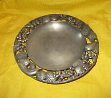 Ancienne coupe à fruit en Etain