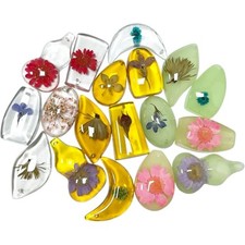 Lot de 18 fossiles d'ambre