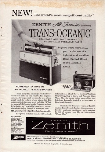 Vintage 1958 zenith - vintage,