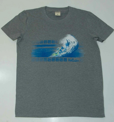 Shirt homme hollister gris - t-shirt,