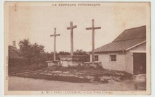 22 LOUDEAC CPA les trois croix